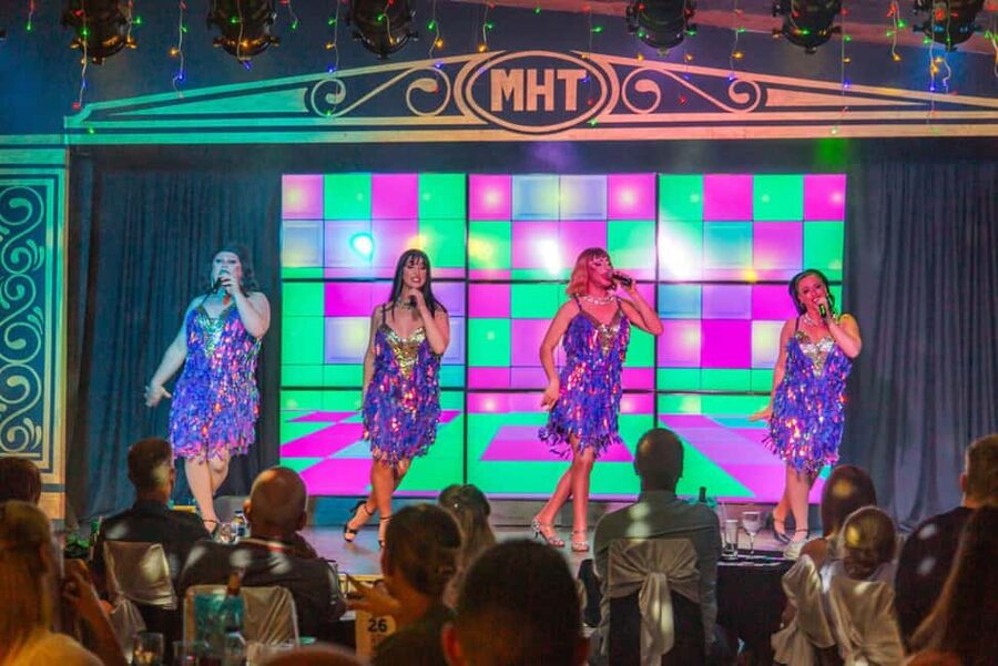 Tenerife: MHT - Music Hall Tavern Comedy Drag Dinner Show - The Main Production: Songs, Dancing, and Comedy