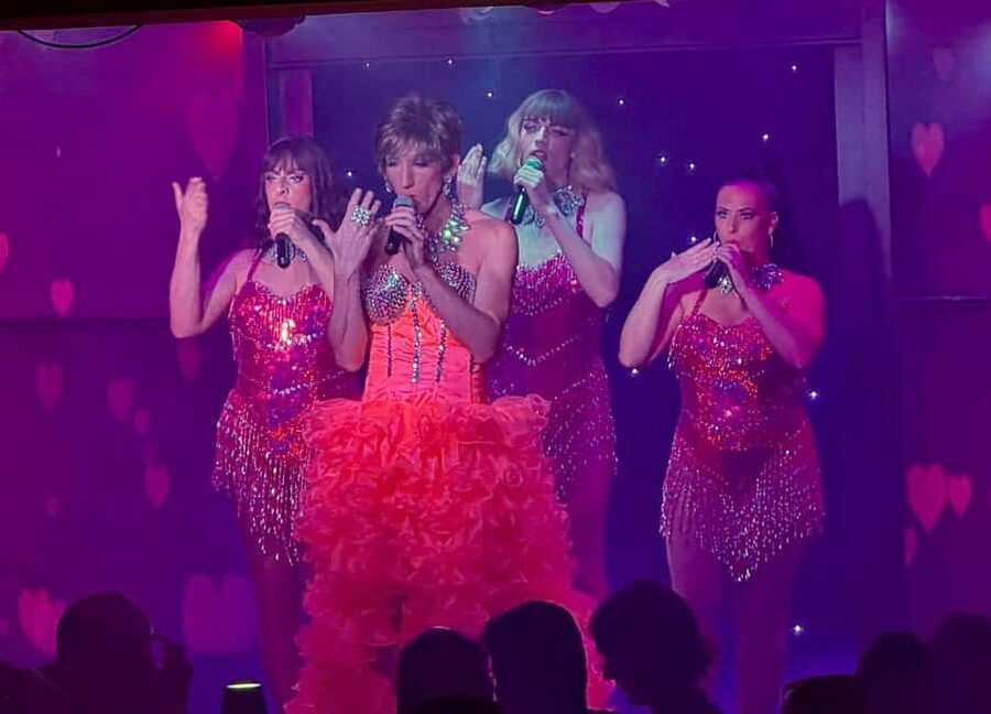 Tenerife: MHT - Music Hall Tavern Comedy Drag Dinner Show - Dinner: Filling, Familiar, and Not the Main Event
