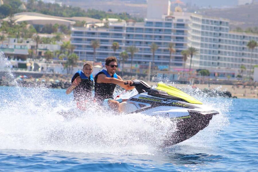 Tenerife: Ocean Pack Jet Ski and Yacht Whale Watching - The Jet Ski Hour: Speed With a Guide in Front