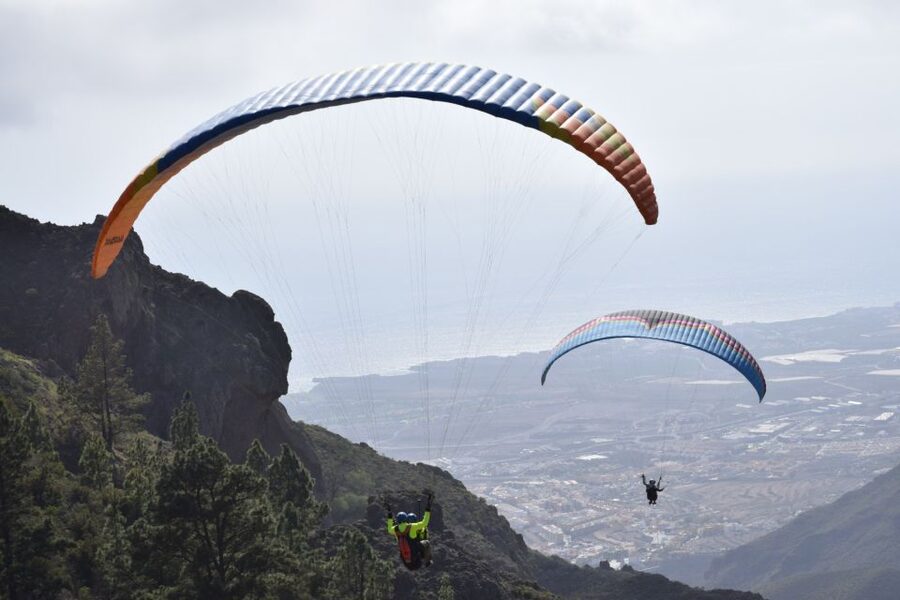 Tenerife: Paragliding Flight - Taking off above Adeje