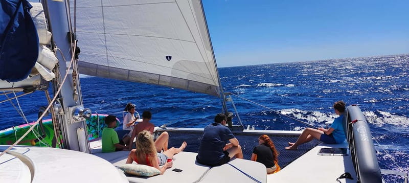 Tenerife: PRIVATE Catamaran cruise with Lunch and Drinks - Lunch, tapas, and drinks on board