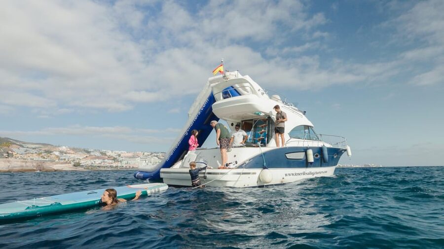 Tenerife: Private Luxury Yacht Sunset Cruise - Tapas, fruit, champagne, and a relaxed pace