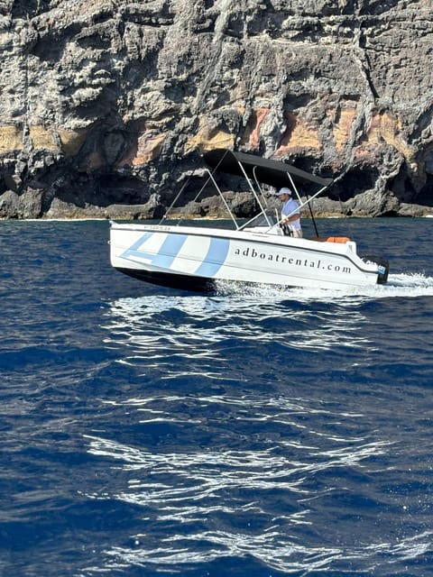 Tenerife: rent a boat without license - A New Boat With Room to Relax