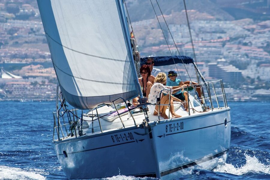 Tenerife: Sailboat Tour with Food and Snorkeling - A swim and snorkel stop in a sheltered bay