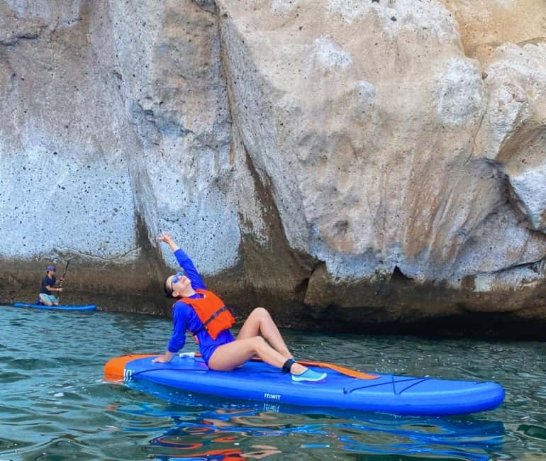 TENERIFE SUR: Paddleboarding tour and SNORKEL - Why La Caleta works so well for paddleboarding