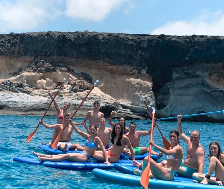 TENERIFE SUR: Paddleboarding tour and SNORKEL - Who will enjoy this SUP tour most