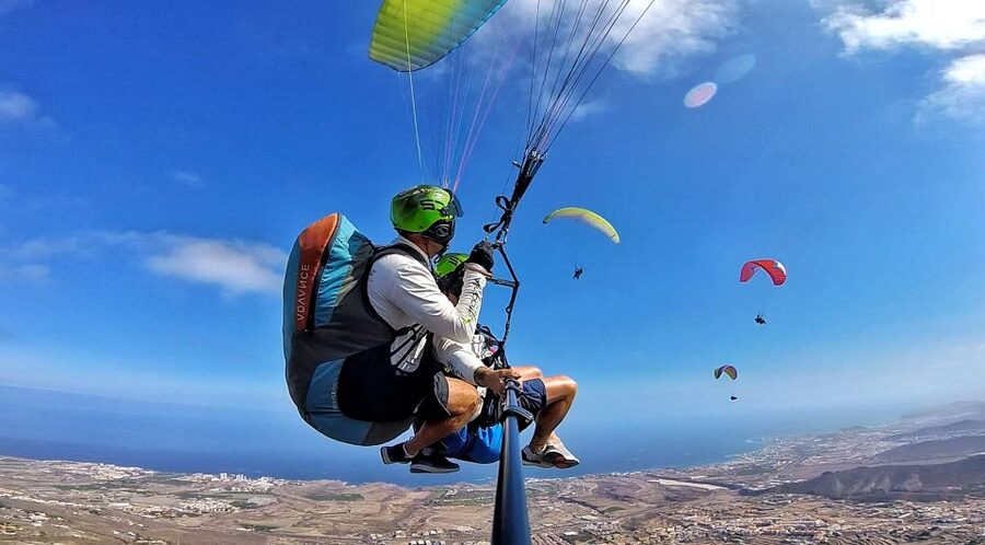 Tenerife: Tandem Paragliding Flight - From hotel pickup to the launch site