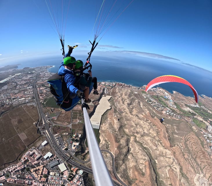 Tenerife: Tandem Paragliding in Adeje with hotel transfer - The flight over Adeje and toward La Caleta