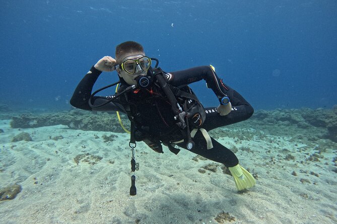 Try Dive in Abades Bay with a private instructor - Walking to the beach and entering the water