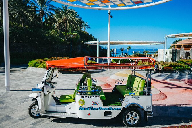 Tuk Tuk Tours in Costa Adeje - Through the resort center after dark